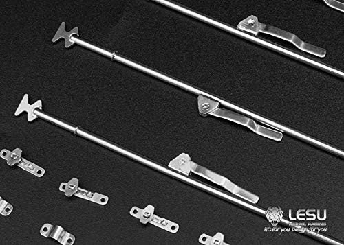 Lesu 114 Rc modelo metal camión compartimiento cerradura de puerta para DIY Tmy Scan 1850
