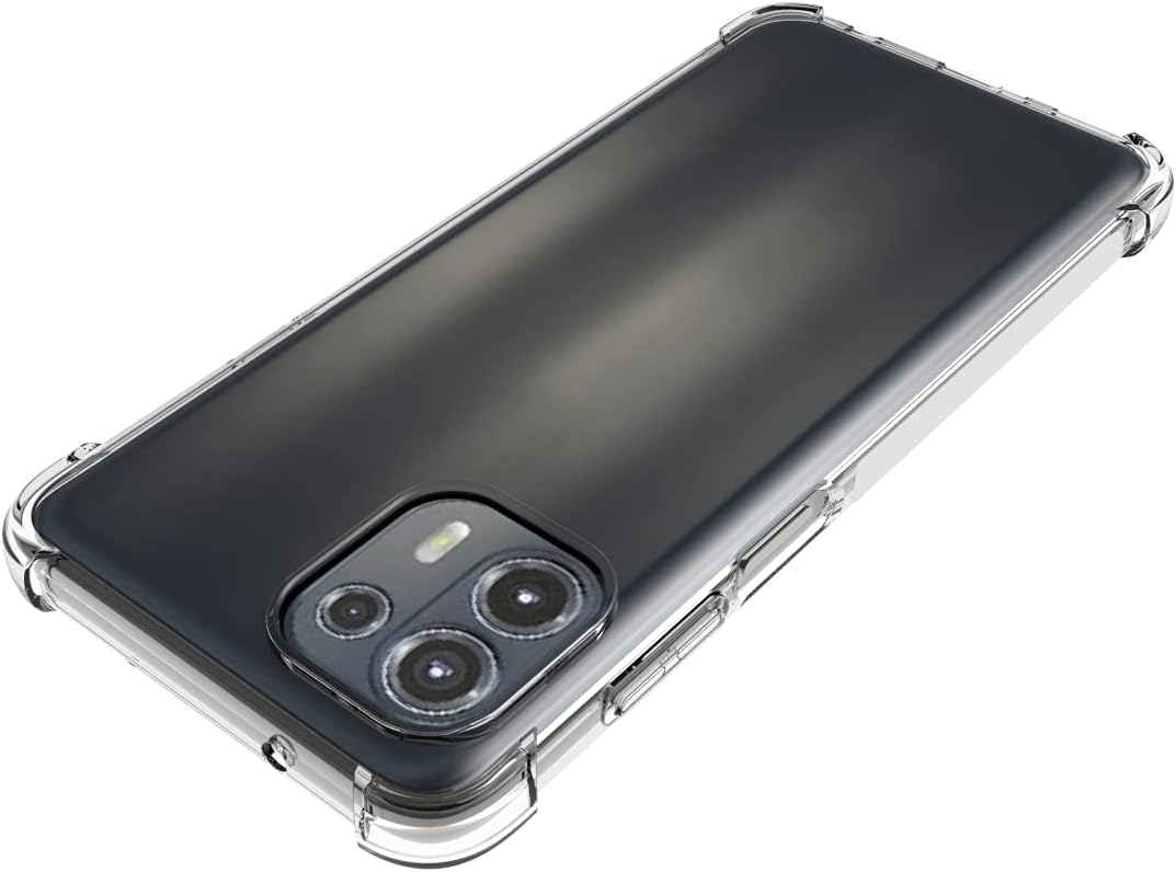 Funda para Motorola Edge 20 Lite Clear TPU Cuatro Esquinas Moto Edge20 Lite Funda Protectora Transparente Suave Funda