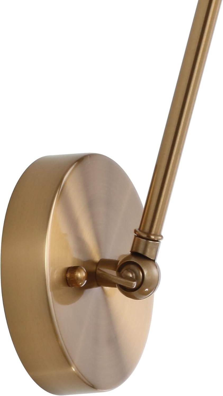 JONATHAN Y JYL7461A-SET2 Rover – Aplique de pared LED industrial de 7 pulgadas con brazo ajustable de metal, rústico, bohemio, 2700 K, 4 W, bombilla