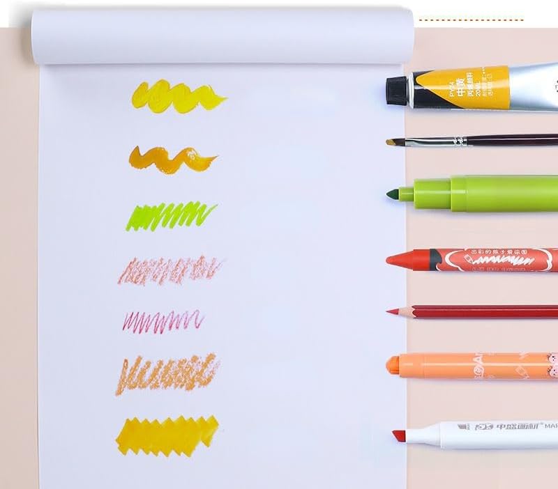 Rollo de papel de caballete  15.0 in* 65.6 ft papel reciclable y manualidades para pinturas, arte de pared, papel de caballete, papel de tablero de