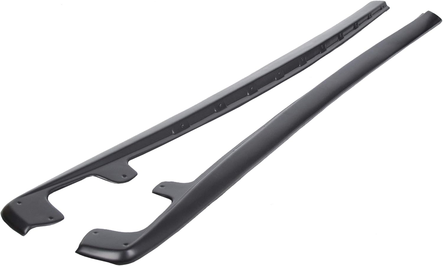 ECOTRIC Faldas laterales, paneles basculantes, par de protectores estilo ZR1, compatible con Chevrolet Corvette C6 Z06 2005-2013 (modelos de cuerpo