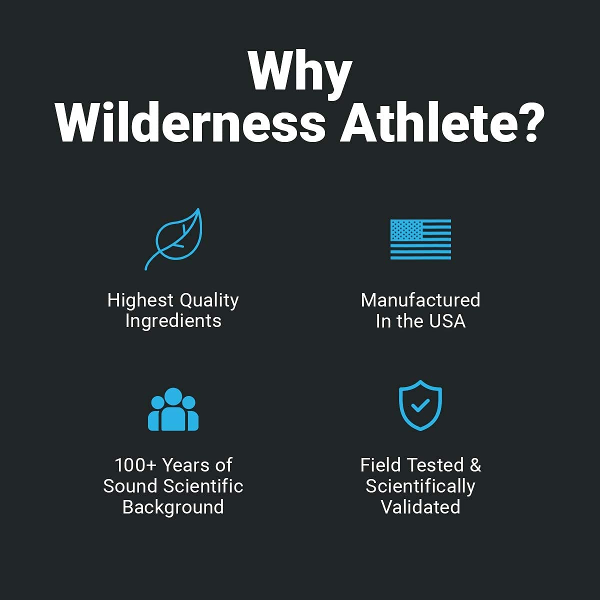 Wilderness Athlete – Energía y enfoque  Potenciador de energía para mujeres y hombres – Mezcla de bebida energética con cafeína natural – Bebida