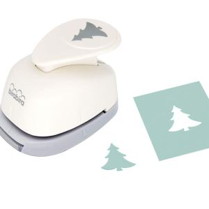 Bira Craft 1 pulgada de abeto forma palanca acción artesanía punzón para manualidades de papel Scrapbooking Bira Craft 1 pulgada de abeto forma palanca acción artesanía punzón para manualidades de papel Scrapbooking