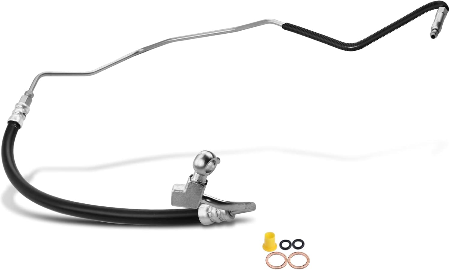 A-Premium Conjunto de manguera de presión de dirección asistida compatible con Infiniti G25 2011-2012, G35 2007-2008, G37 2008-2013, Q60 2014-2015 y