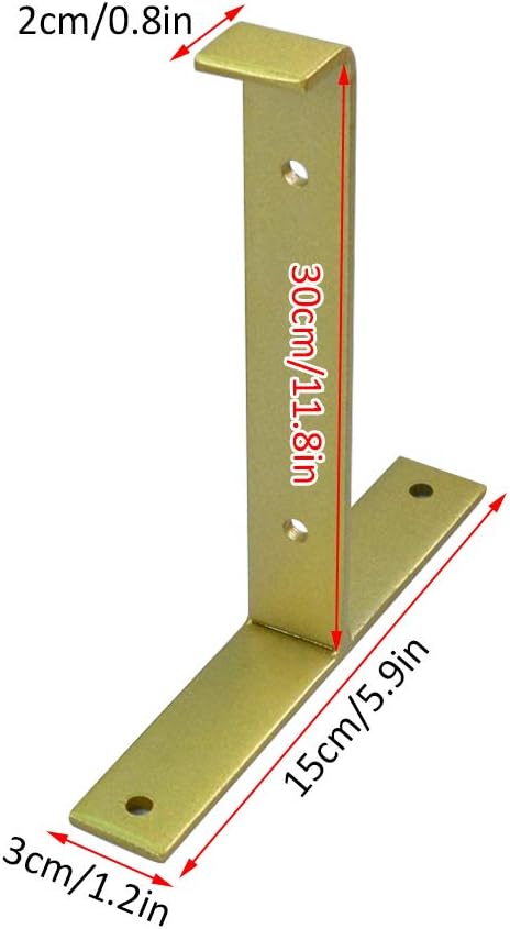 Soportes para estante de esquina de labio montados en la pared, soportes flotantes para estante de cocina, soportes para estante en ángulo recto en