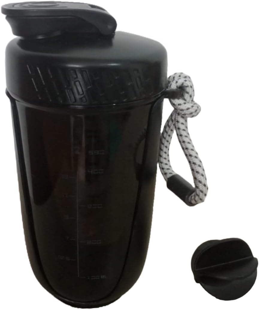 Botella mezcladora de proteínas de alta calidad, 20 onzas, asistente de mezcla preentrenamiento, plástico sin BPA