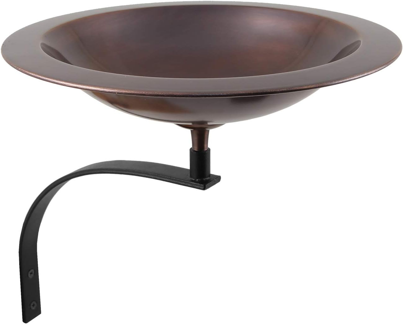 Achla Designs BB-05-WM Classic II – Soporte de pared para pájaros, cobre antiguo, color negro