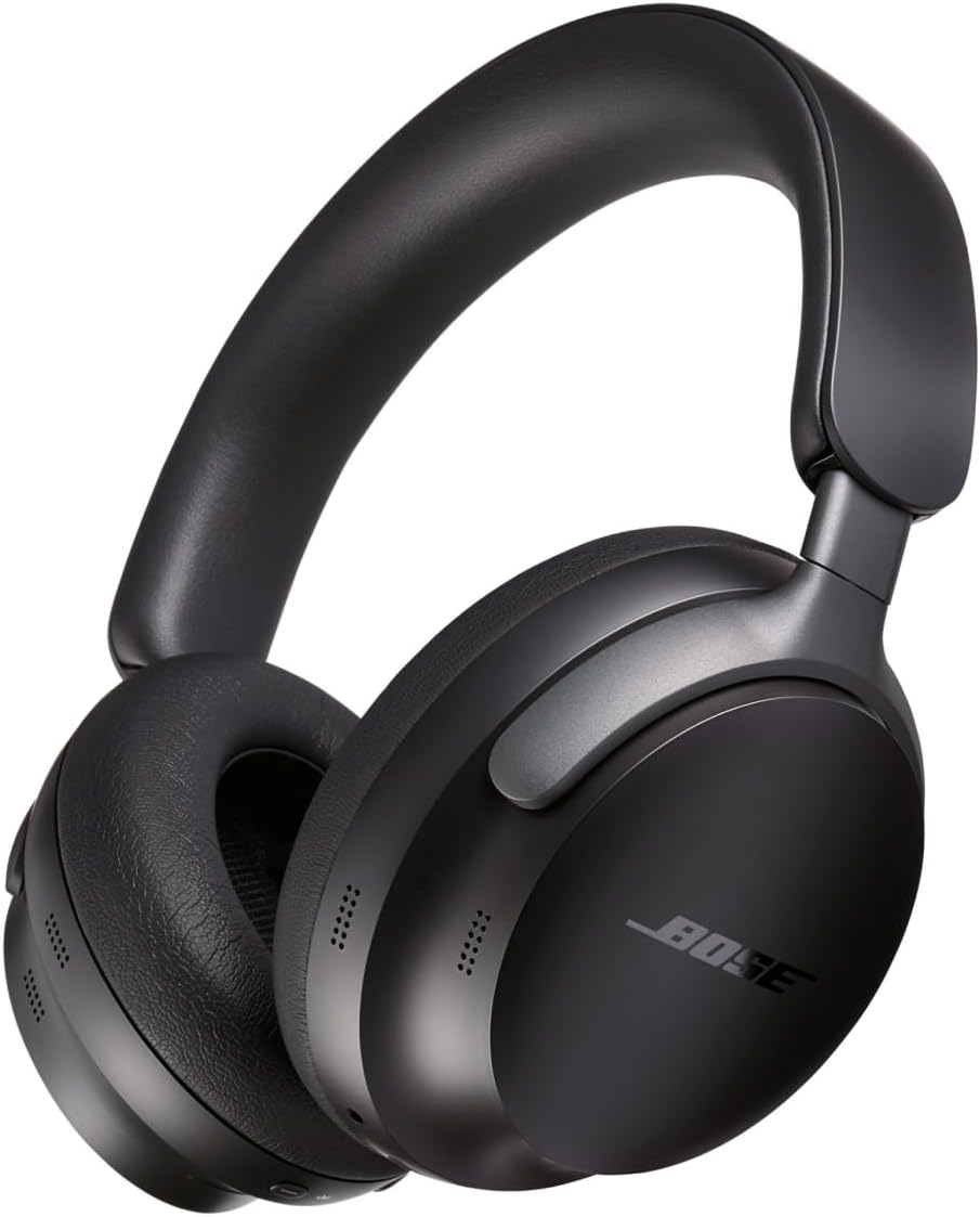 Bose QuietComfort – Auriculares ultra inalámbricos con cancelación de ruido con audio espacial, audífonos sobre la oreja con micrófono, hasta 24