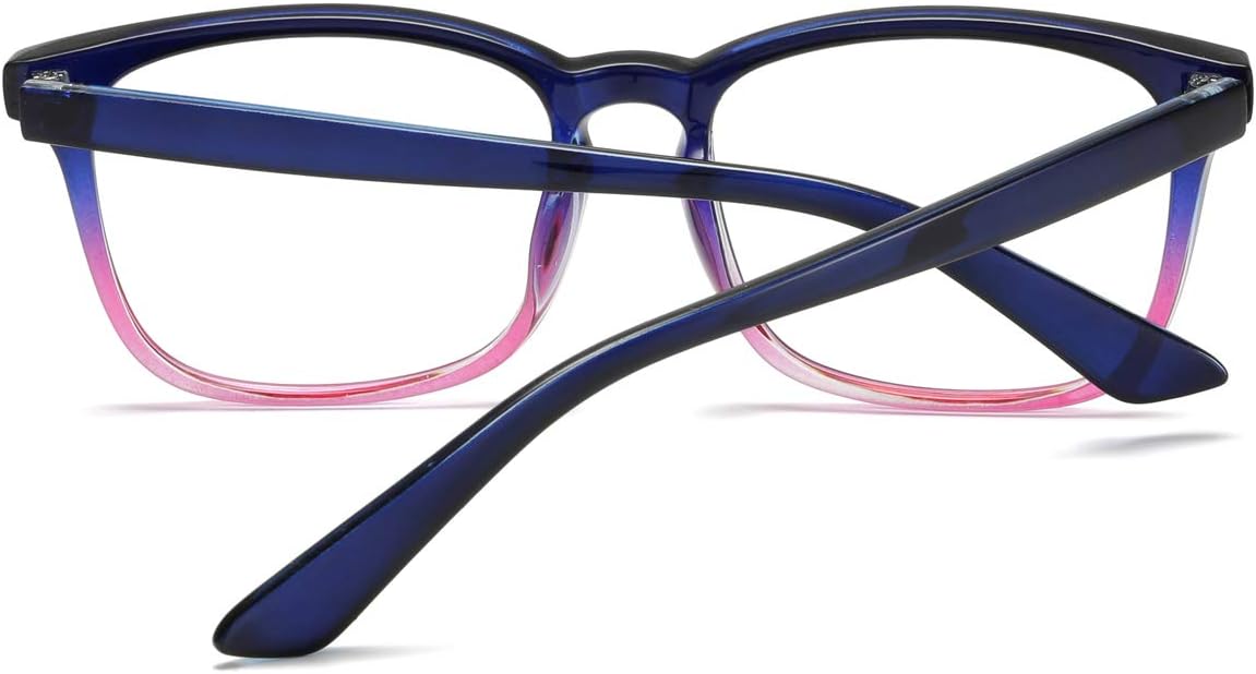 Gafas cuadradas antiluz azul para protección ocular mejorada con bloqueo de luz azul para mujeres y hombres