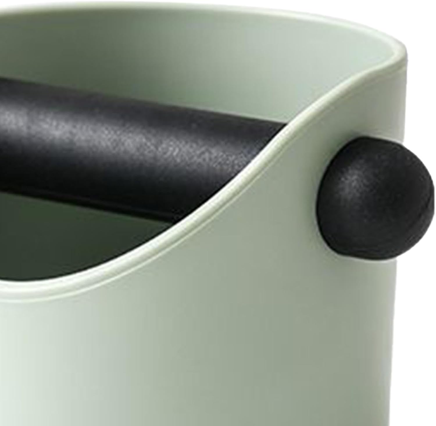 Cajas de golpeo de espresso, cajas de gran capacidad y base antideslizante, herramientas de barista, accesorios para máquina de espresso, gris verde