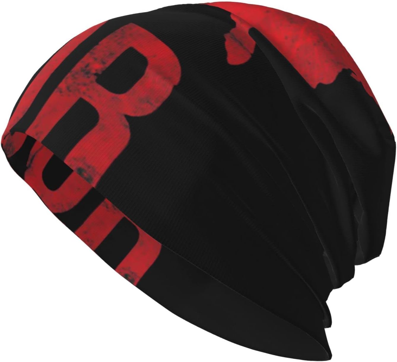 Morish American America Amexem Marroquí Beanie Sombreros Hombres Navidad Sombreros Térmicos Unisex Sombrero de Punto Negro, Negro –