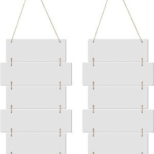 PYD Life 12 piezas de sublimación para colgar en la pared, blanco mixto, retangular, 3.14 x 8.3 pulgadas, 3.14 x 9.8 pulgadas, madera de MDF, marcos PYD Life 12 piezas de sublimación para colgar en la pared, blanco mixto, retangular, 3.14 x 8.3 pulgadas, 3.14 x 9.8 pulgadas, madera de MDF, marcos