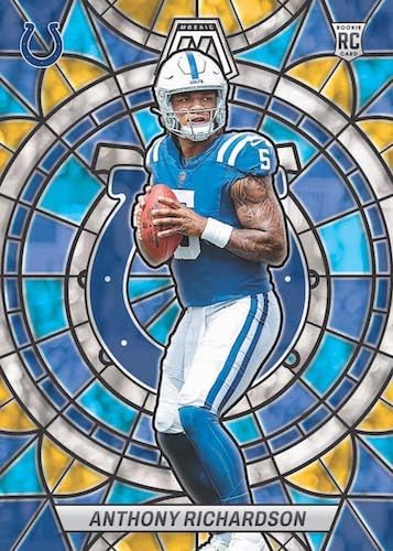 Panini Mosaic Football Card Blaster Box 2023 – 36 tarjetas de fútbol con 5 tarjetas de carga superior para ayudar a proteger tus tarjetas