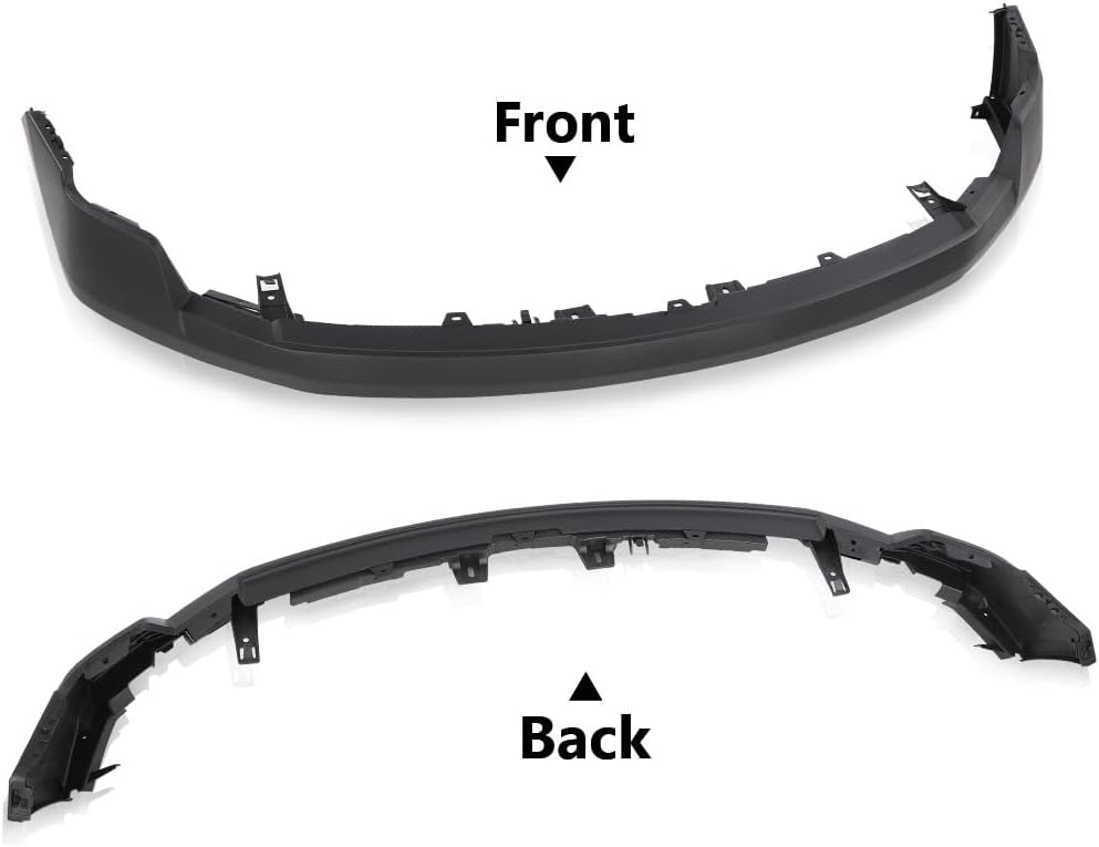 G-PLUS Nueva cubierta de parachoques delantero superior compatible con Ford F150 XL Pickup 2009-2014 11735587, FO1000643 negro texturizado