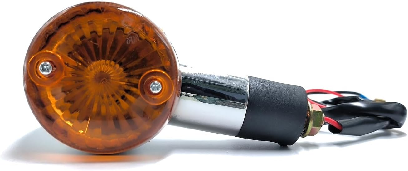 Señales de giro universales para motocicleta, luz intermitente delantera y trasera, compatible con Yamaha, motocicleta, bicicleta, cruiser, bobber,