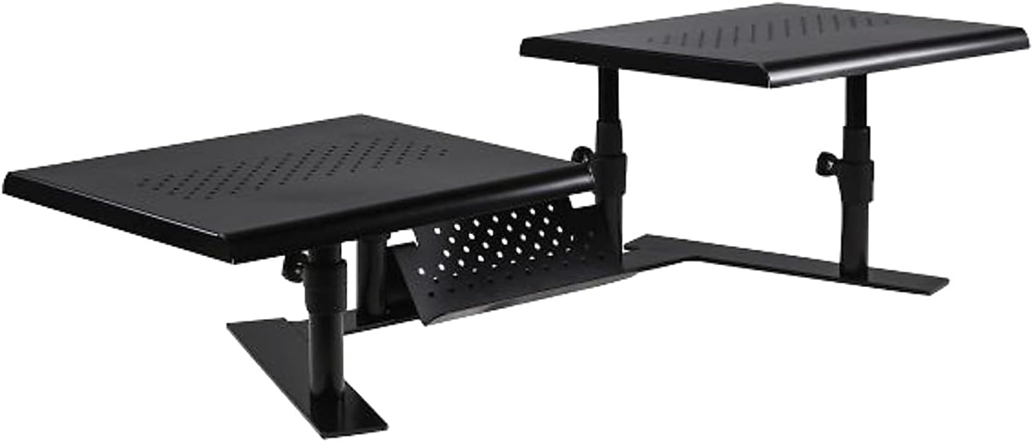 Allsop Metal Art ErgoTwin Soporte de monitor doble ajustable en altura (31883)