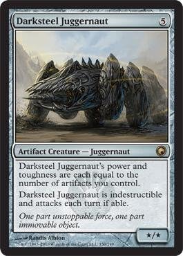 Magic the Gathering – Darksteel Juggernaut – Cicatrices de Mirrodin