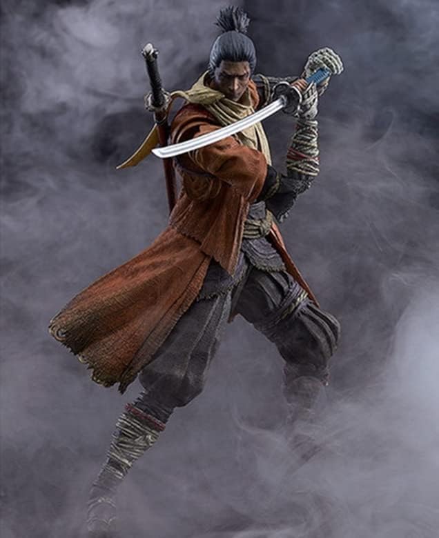 PIRFE Sekiro Shadows Die Twice Figuras de acción 5.9 pulgadas Versión Deluxe Modelo PVC Protección Ambiental Materiales Adornos Regalo