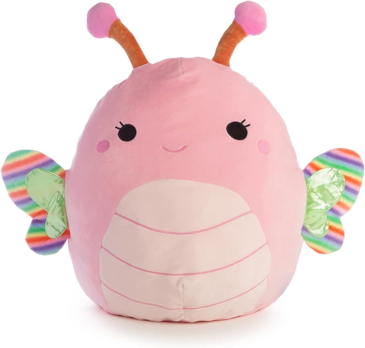Squishmallow Peluche Kellytoy oficial de Bugs Insects & Creeping Things – Animal de peluche suave (Brielana mariposa, 12 pulgadas)