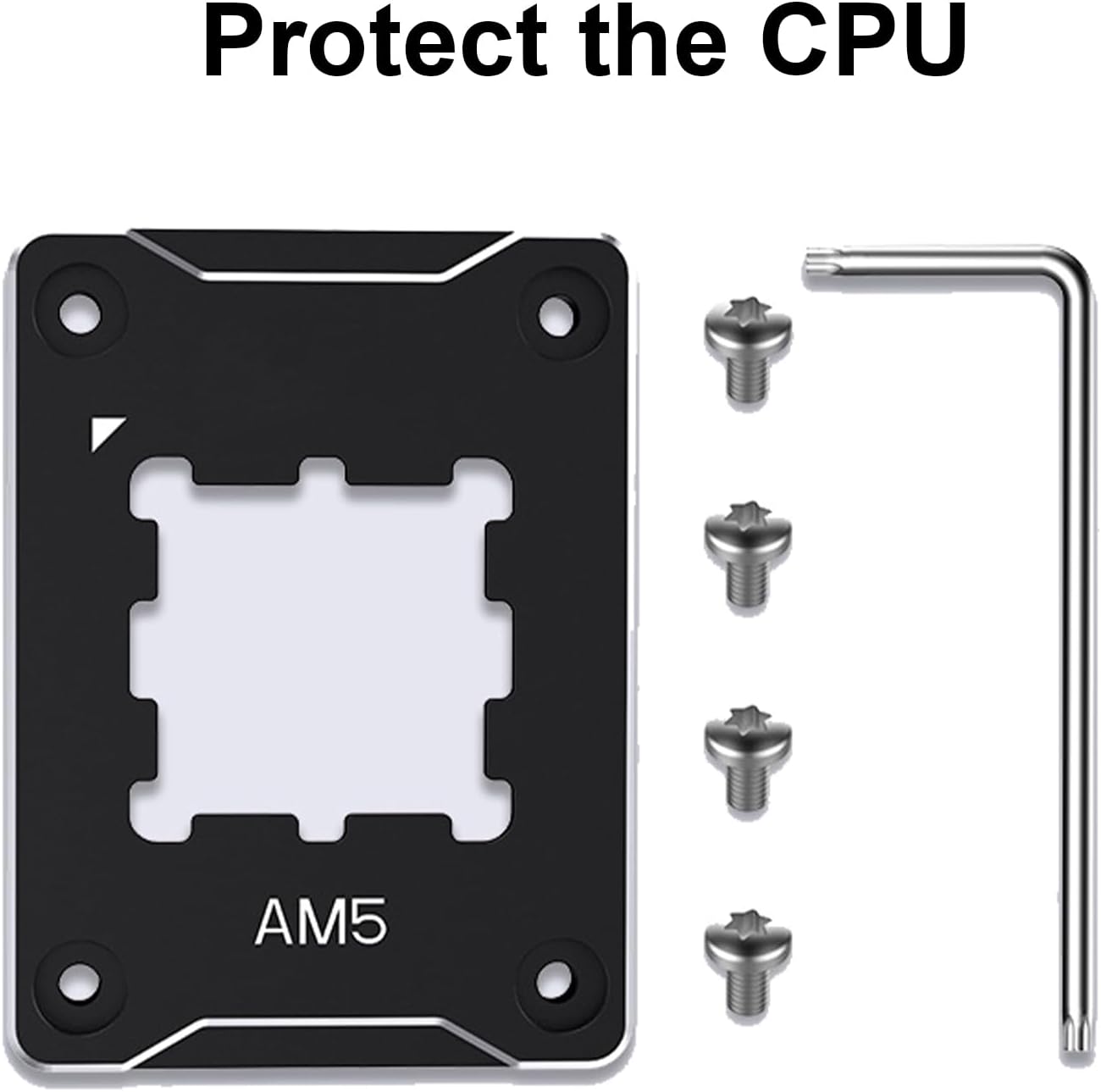 Lily Brown Marco de contacto de CPU AM5 actualizado AM5 Montaje fijo completo para AM5 Protector Correctores de flexión con destornillador en forma