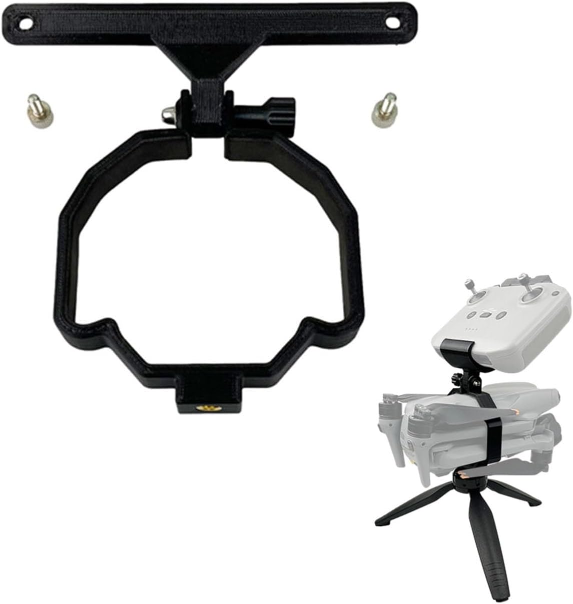 Soporte estabilizador de mano para dron, kit de soporte modificado, adaptador de agarre de cámara, montaje de trípode de tornillo 14 para DJI RC 2