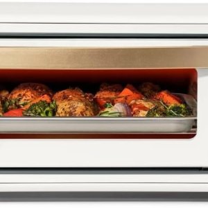 Drew Barrymore – Horno tostador de aire infrarrojo, 9 rebanadas, 1800 W, glaseado blanco Drew Barrymore – Horno tostador de aire infrarrojo, 9 rebanadas, 1800 W, glaseado blanco
