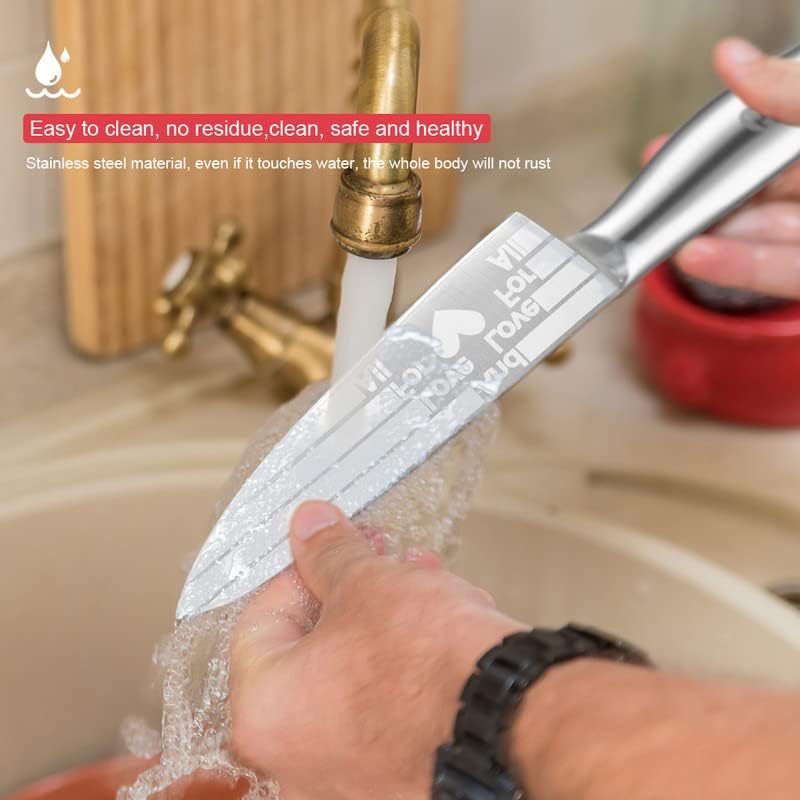 Cuchillo de pelar para frutas, innovador mango antiadherente, ligero y conveniente, fácil de controlar para cocina, restaurante, viajes, mango de