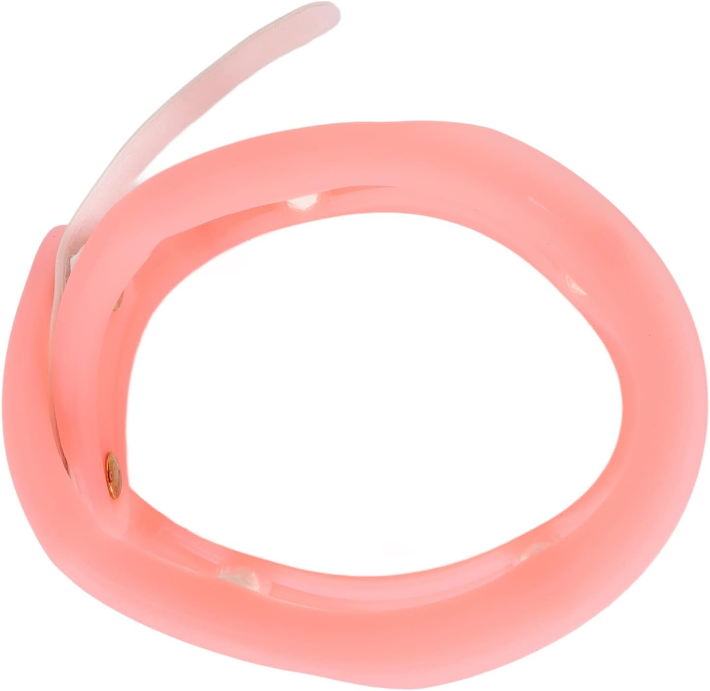 Soporte de cuello de silicona ajustable para evitar la tracción de la columna cervical del arco, corrector relajante, arco cervical (rosa)