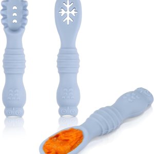 Cucharas para bebés de alimentación autónoma durante más de 6 meses, cucharas de destete LED para bebés, etapa 1 y etapa 2, juego de cucharas Cucharas para bebés de alimentación autónoma durante más de 6 meses, cucharas de destete LED para bebés, etapa 1 y etapa 2, juego de cucharas