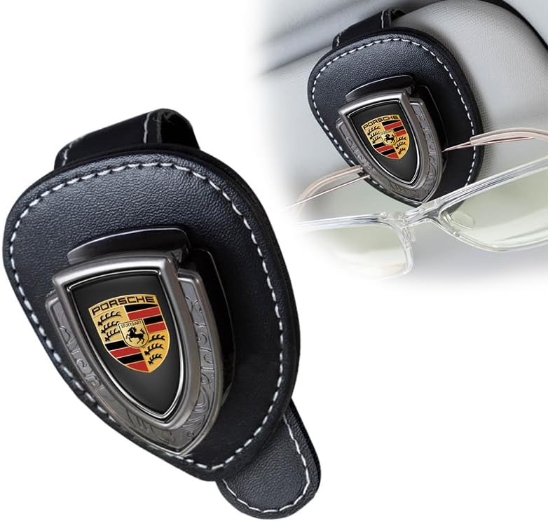 KCHLPK Soporte para gafas de sol de coche,Soporte para gafas de sol visera,Soporte para