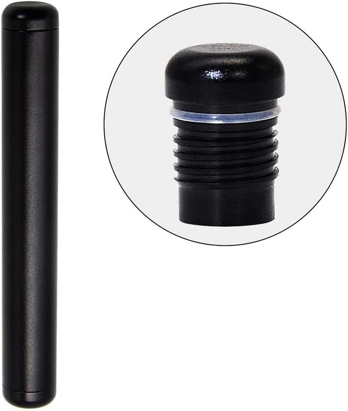 Contenedor de tubo de metal impermeable de 2 piezas, soporte de tubo de almacenamiento, caja de almacenamiento de viaje, cabe en el bolso de