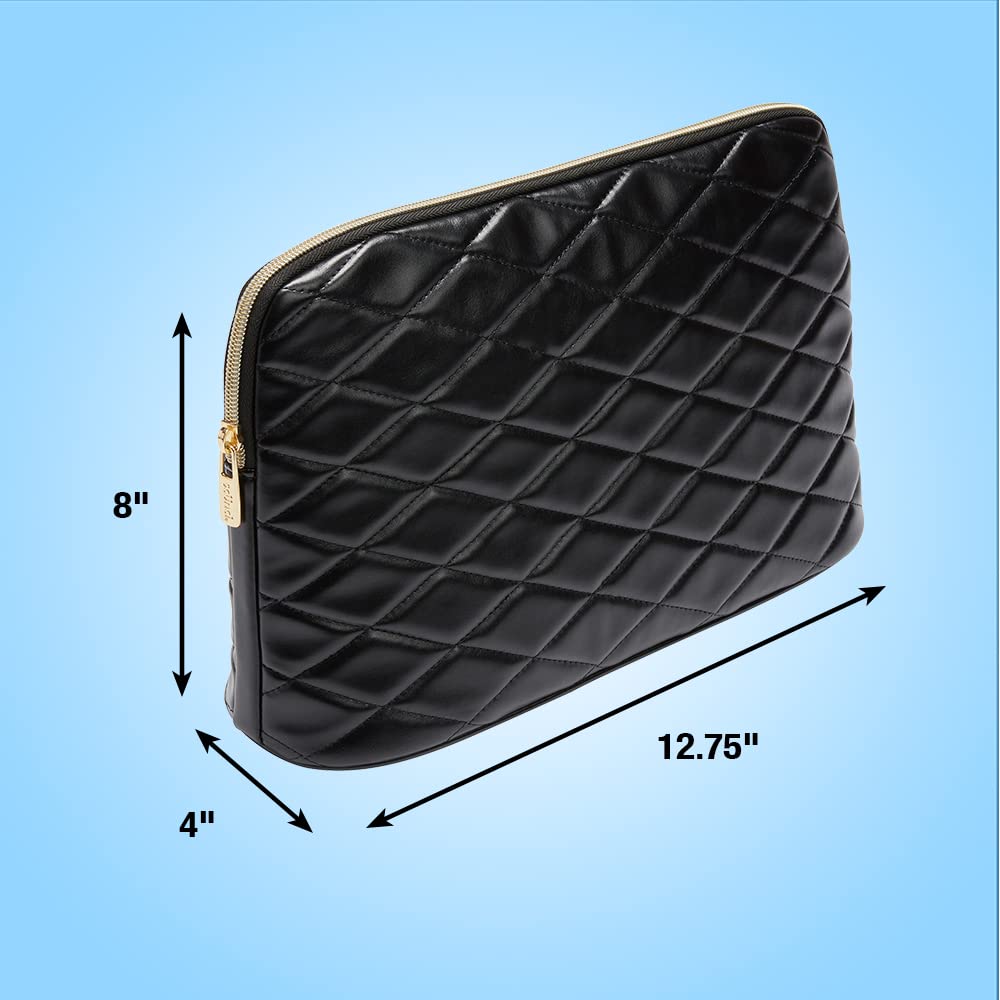 Conair Bolsa de maquillaje, bolsa de cosméticos, ideal para brochas de maquillaje o cosméticos, tamaño perfecto para bolsa de mano o de mano, forma