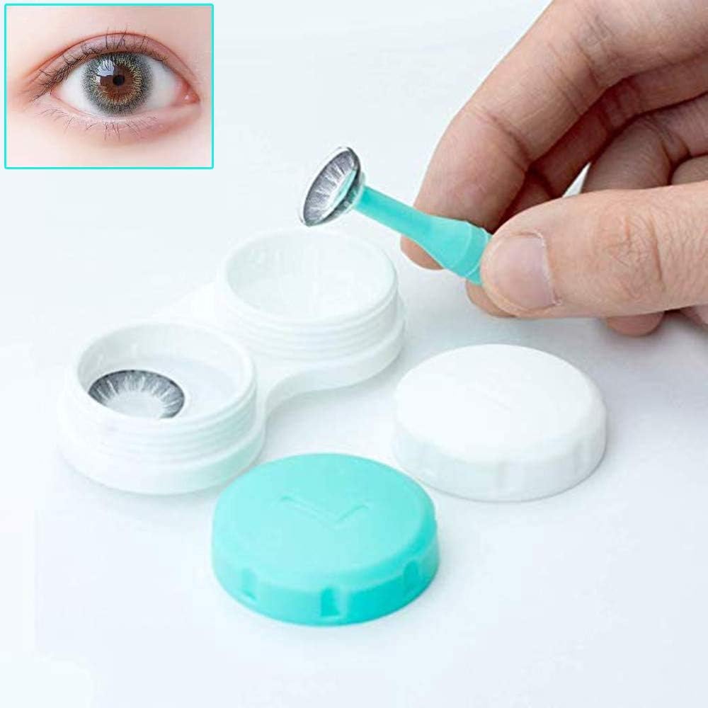Removedor de lentes de contacto duro, paquete de 10 insertadores RGP para lentes suaves y duras, removedor de lentes de contacto, 10 unidades
