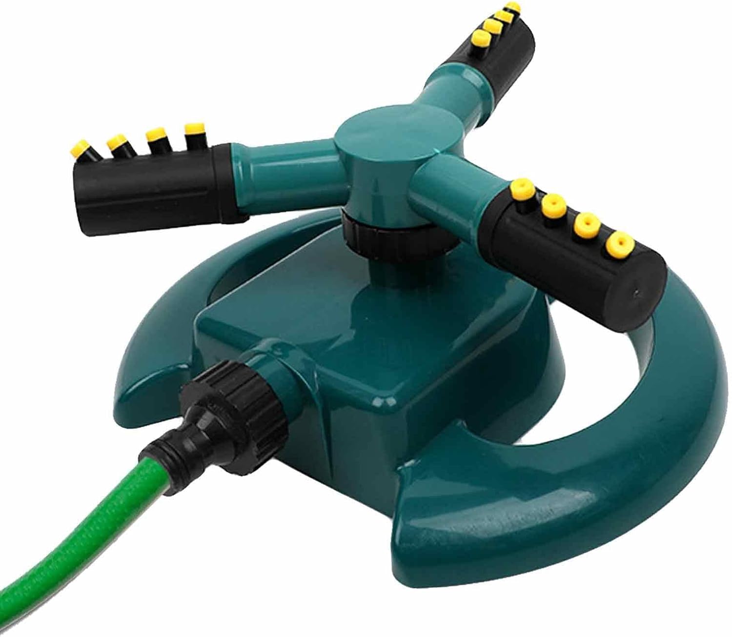 Aspersor de césped, sistema automático de riego de agua subterránea para jardín, rotativo, rociadores para niños de 360 grados para jardines,