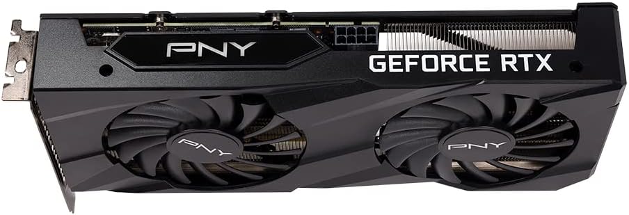 PNY Tarjeta gráfica GeForce RTX 3060 de 8 GB Verto Dual Fan