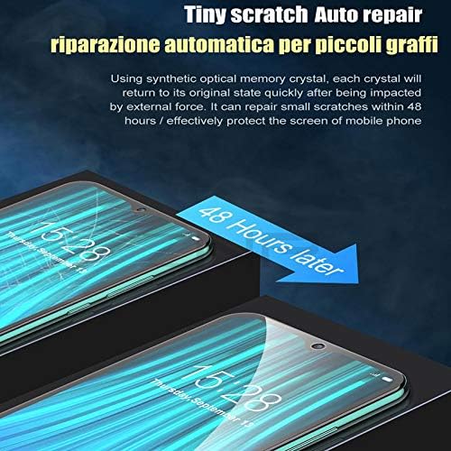 Protector de pantalla de hidrogel de alta sensibilidad para iPhone 14 Pro, 2 piezas de película protectora de TPU suave transparente (no vidrio
