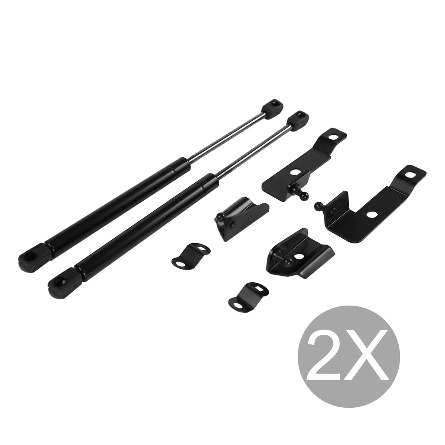 AUTOXBERT 2 puntales de capó delantero para elevación, soportes de elevación de resortes de gas de repuesto para Nissan Frontier Navara D40