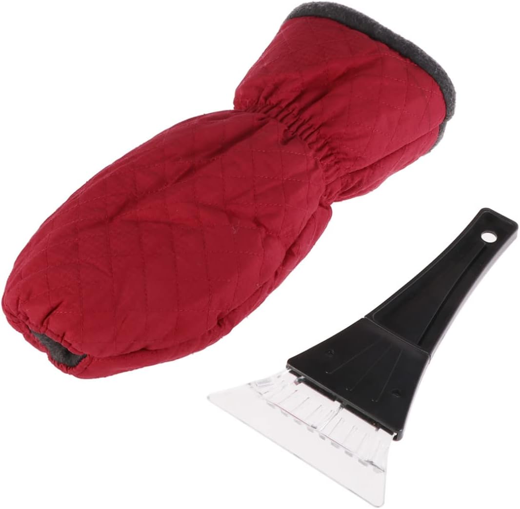 GANAZONO Equipo para clima frío, 2 piezas, herramientas de automóvil, guantes térmicos, herramientas automotrices, guantes cálidos, pala de nieve