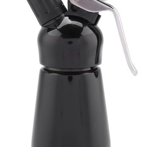 Dispensador de crema, dispensador de mantequilla de crema de postre batido portátil de 8.5 fl oz con cuerpo de aluminio resistente, fabricante de Dispensador de crema, dispensador de mantequilla de crema de postre batido portátil de 8.5 fl oz con cuerpo de aluminio resistente, fabricante de