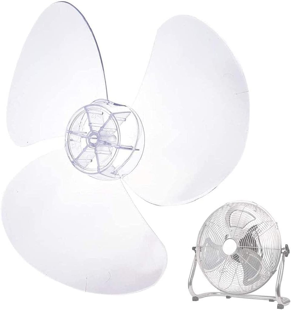 Guaber Reemplazo de mesa de ventilador de 16 pulgadas, diámetro del agujero 0.3 in0.31 pulgadas, ventilador de mesa de pedestal, aspas universales