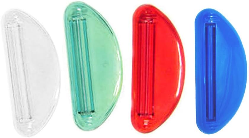 Extracto de baño rodante del sostenedor del dispensador de pasta de dientes del exprimidor del tubo del Ez de plástico 6