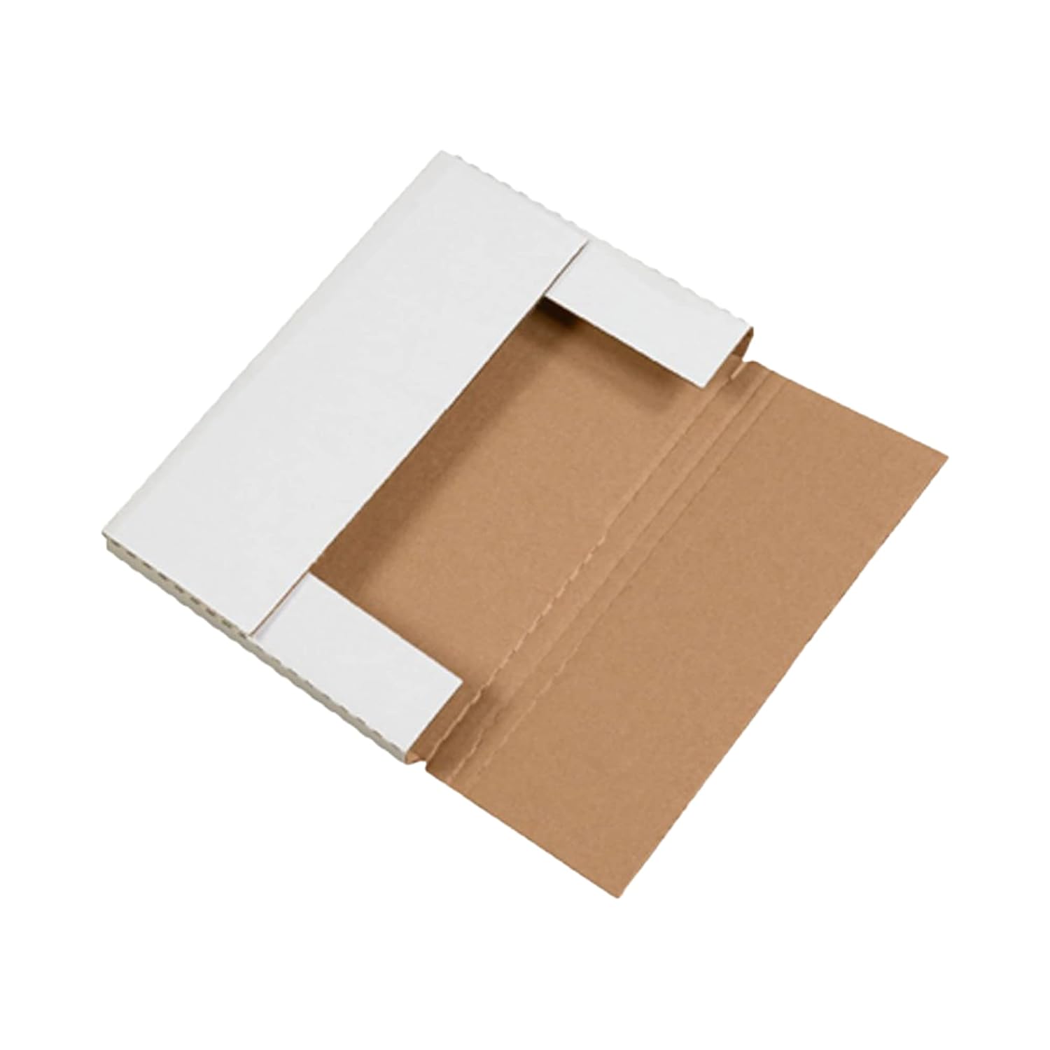 AVIDITI Cajas de envío planas, 12.125 pulgadas de largo x 9.125 pulgadas de ancho x 1 pulgada de alto, paquete de 50 unidades  Caja de cartón