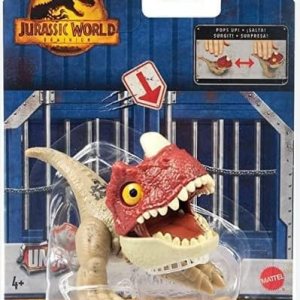 Jurassic World Dominion – Juguetes de dinosaurio salvajes desenjaulados, figuras coleccionables, activados manualmente (Ceratosaurus) Jurassic World Dominion – Juguetes de dinosaurio salvajes desenjaulados, figuras coleccionables, activados manualmente (Ceratosaurus)