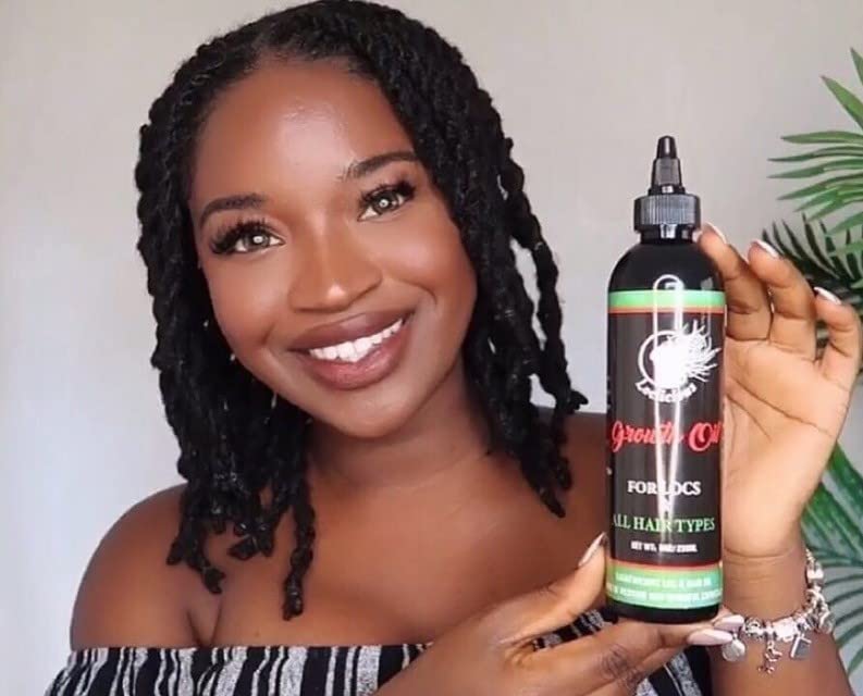 Loclicious Aceite nutritivo para el cabello de Loc y cuero cabelludo, aceite de peinado ligero para todo tipo de rastas, cabello natural, rastas y