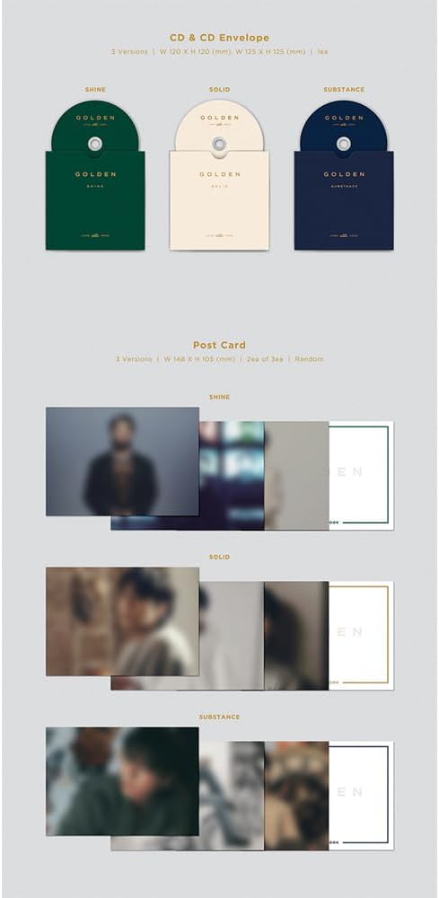 BTS Jung Kook 1er álbum en solitario – DORADO (Solid Ver)