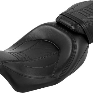 TCT-MT Asiento de cuero de conductor y pasajero para Harley Street Glide Road King 2009-2019 Road Glide CVO Street Glide 2015-2019Street Glide TCT-MT Asiento de cuero de conductor y pasajero para Harley Street Glide Road King 2009-2019 Road Glide CVO Street Glide 2015-2019Street Glide