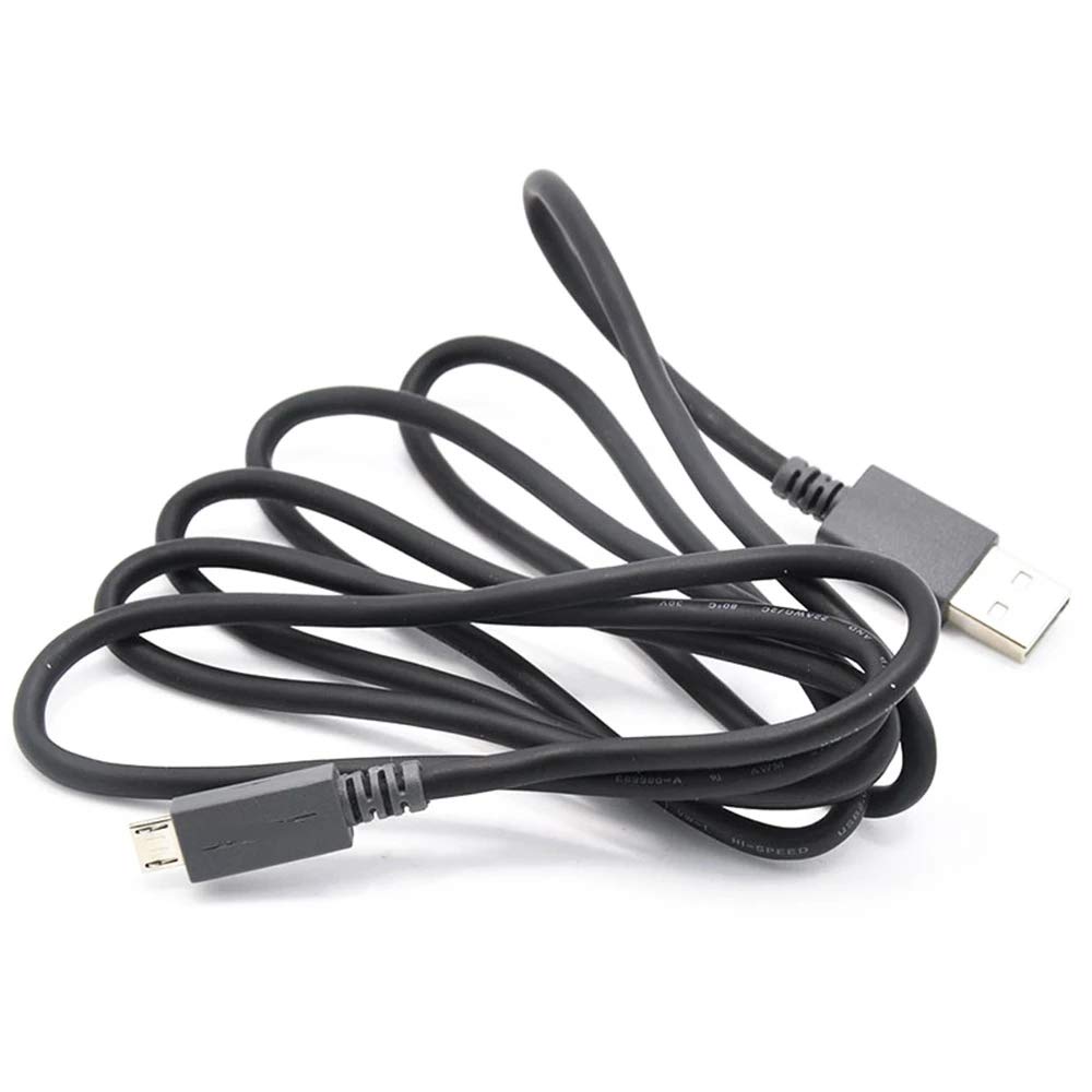 Atneway Cable de carga USB de repuesto compatible con auriculares Bose SoundLink RevolveRevolve+ MiniMini2QC20QC30QC25QC35 (3.3 piesnegro)