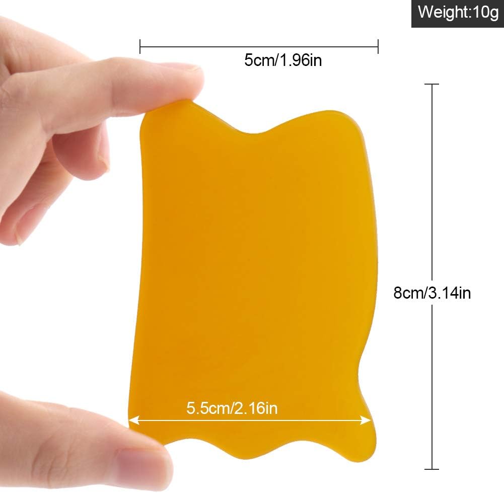 Gua Sha Facial Tools for Face Massage,Tools Face for Skin Care Routine and PuffinessMassager for Eyes, Neck, Body Muscle Relieve Tensions and Reduce