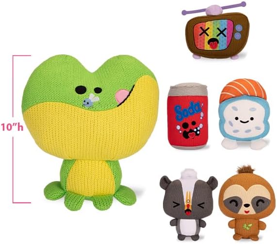 Ami Amis Jumbo Suzshi – Peluche de ganchillo suave y acogedor, detalles adorablemente lindos, tamaño extra para entusiastas de la colección