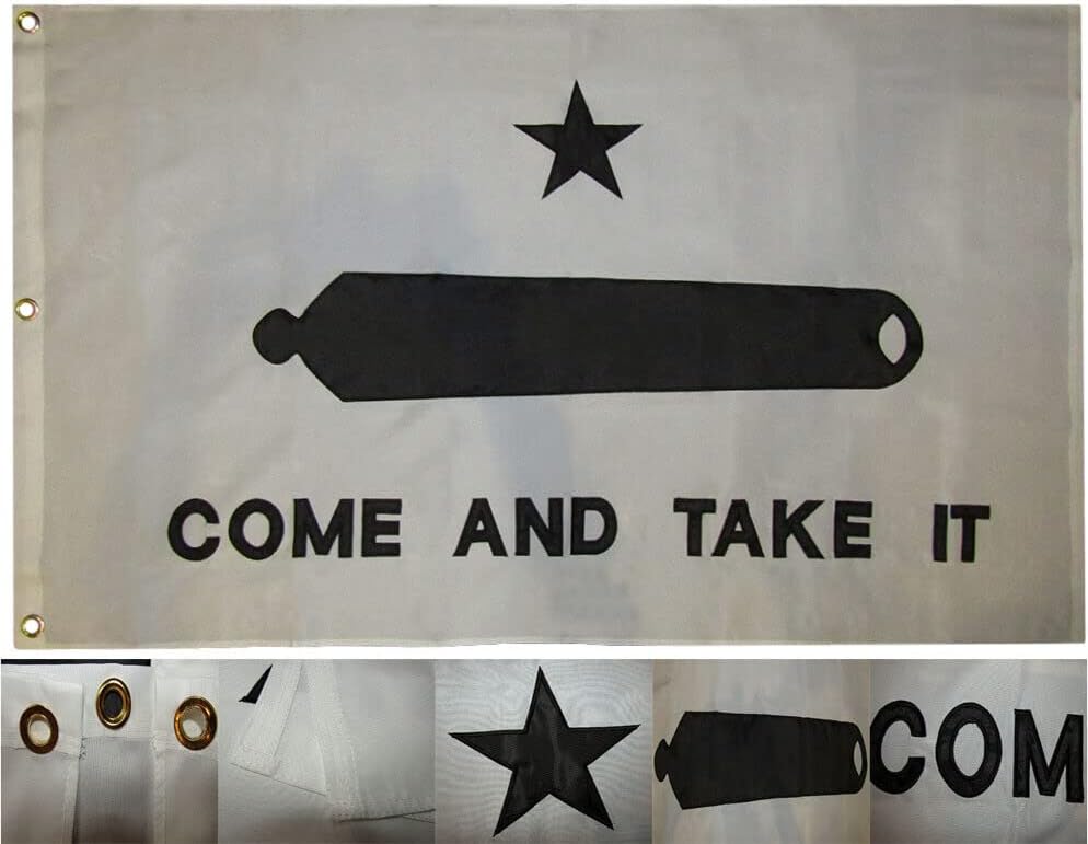 Premium 6×10 Embroidered Sewn Gonzales Gonzalez 600D Nylon Flag 6’x10′